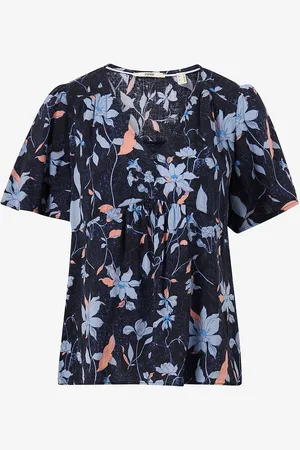 ESPRIT Bluse AOP VN Blouse