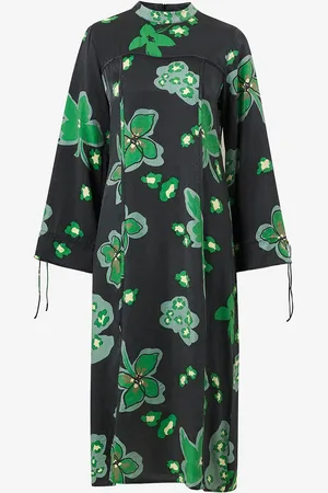 Object Kjole objFlora L/S Long Dress 125