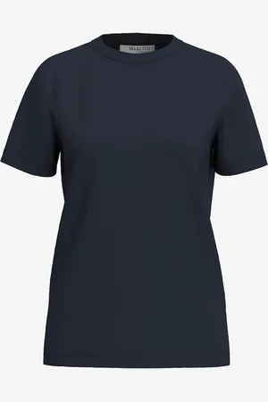 SELECTED Top slfMyessential SS O-neck Tee