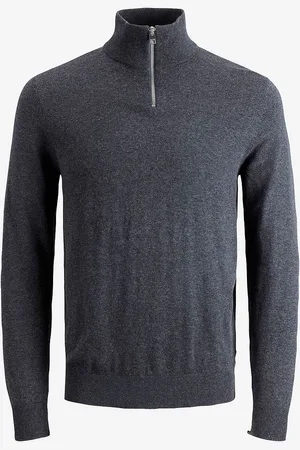 JACK & JONES Trøje jjeEmil Knit Half Zip