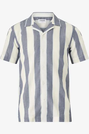 Lindbergh Skjorte Striped Shirt S/S