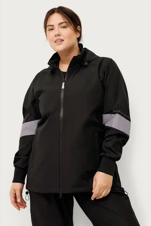 Zizzi Regnjakke aKlara Reflex L/S Rainjacket