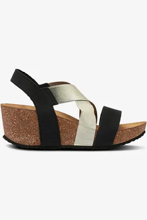 Copenhagen Shoes Sandaler med hæl Stacia 24 Gold Combi