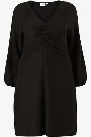 ONLY Kjole carRich L/S Glitter V-neck Dress