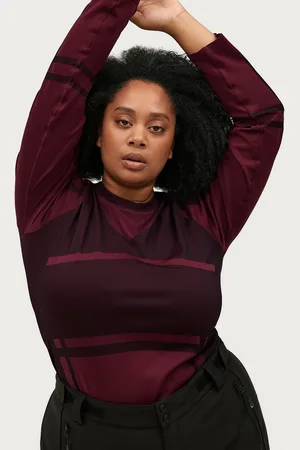 Zizzi Træningstop aTahia L/S Blouse