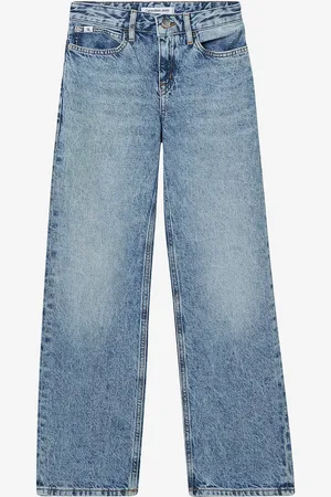 Calvin Klein Jeans Wide Leg Salt Pepper Light