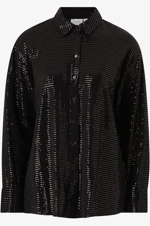 VILA Skjorte viFeste L/S Oversize Shirt