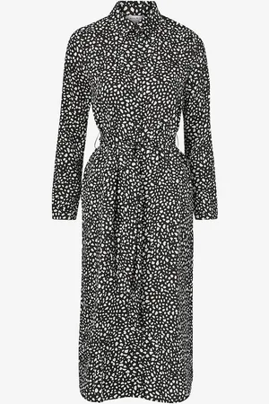 VILA Kjole viPaper Aop L/S Shirt Dress