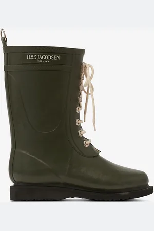 Ilse Jacobsen Gummistøvle 3/4-model med snøre