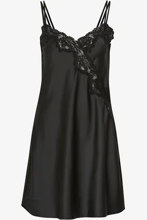 Ralph Lauren Natkjole LRL Signature Double Strap Lace Chemise