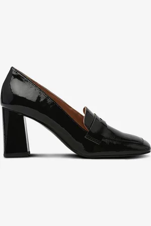 A Pair Højhælet sko Naplack