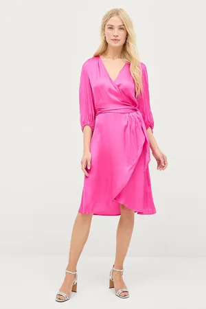 Soaked in Luxury Slå-om kjole slEline Wrap Dress