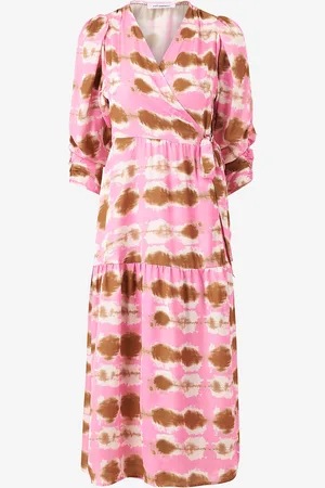 Co`Couture Slå-om kjole Fossil Wrap Dress