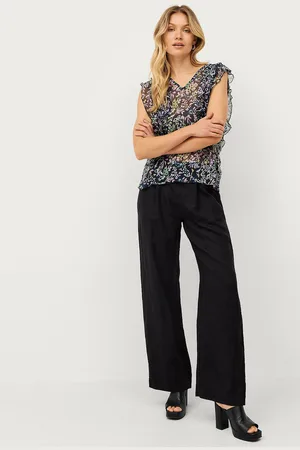 Gina Tricot Bukser Denise Linen Trousers