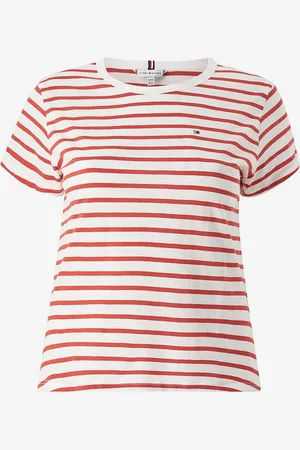 Tommy Hilfiger Top Crv 1985 Slim Slub C-nk SS
