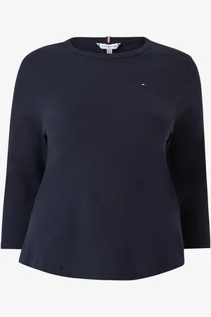 Tommy Hilfiger Top Crv 1985 Slim Slub Open 3/4 Slv