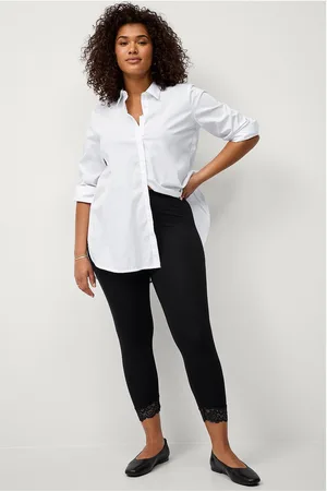 Zizzi Leggings Leggings 3/4 Lace