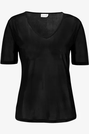 Damella Top Short Sleeve i silke