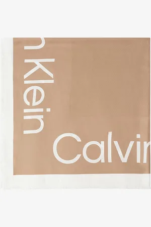 Calvin Klein Tørklæde Contrast Logo Jacquard Scarf