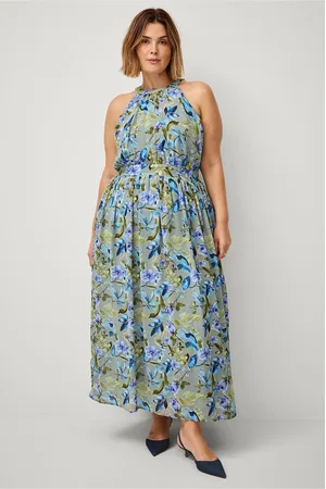 Zizzi Maxi kjole eLavrin S/L Maxi Dress