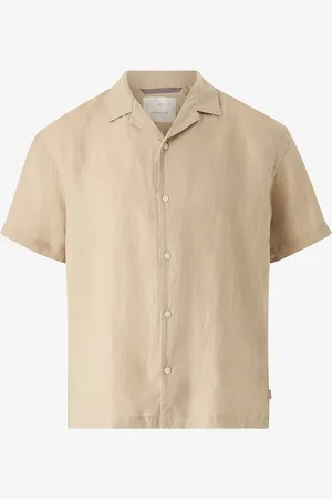 JACK & JONES Hørskjorte jprcClawrence Linen Resort Shirt S/S