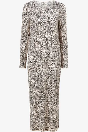 JDY Maxi kjole Cita L/S Pleated Midi Dress Jrs