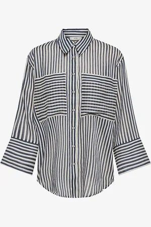 JDY Skjorte Martina 7/8 Striped Shirt Wvn