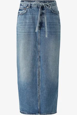 ONLY Cowboynederdel onlGianna Belted Midi Skirt Dot Dnm
