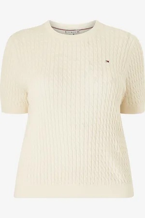 Tommy Hilfiger Trøje Crv CO Cable C-NK SS