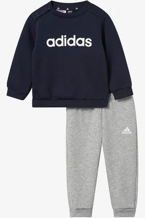adidas Sæt I Lin FL Jog, sweatshirt og sweatbukser