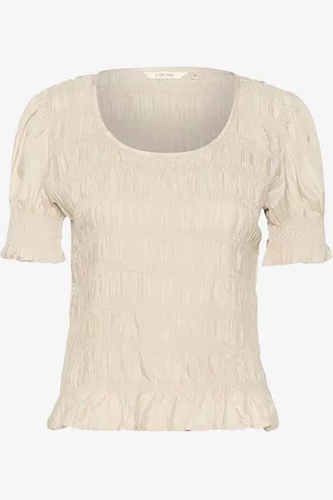 Cream Top crHenva O-neck Blouse