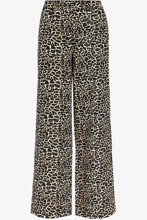 Object Bukser objAlba Lisa Wide Pant Print