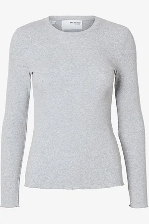 SELECTED Top slf Anna LS Crew Neck Tee