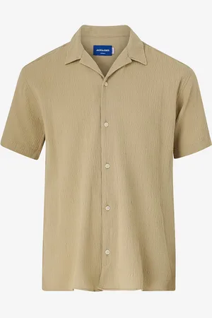JACK & JONES Skjorte jorLuke Crinkle Resort Shirt