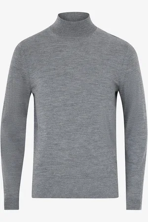 Calvin Klein Trøje Merino RWS Mock Neck Sweater