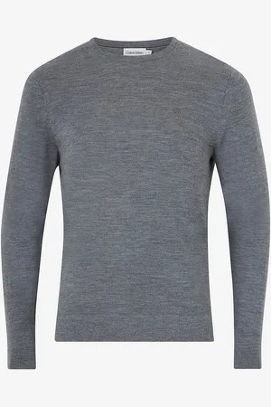 Calvin Klein Trøje Superior Wool Crew Neck Sweater