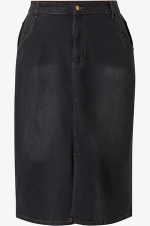 Gozzip Cowboynederdel aLena Long Denim Baggy Skirt