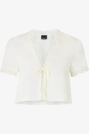 Gina Tricot Top Tie Lace Top