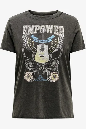 ONLY Top carMiko Life Washed SS Reg Tee Jrs