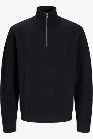 JACK & JONES Trøje jprBlamilano Stitch Knit Half Zip S