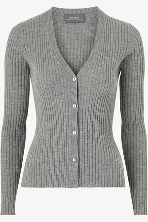 Mos Mosh Top mmRelena Rib V-neck Knit Cardigan
