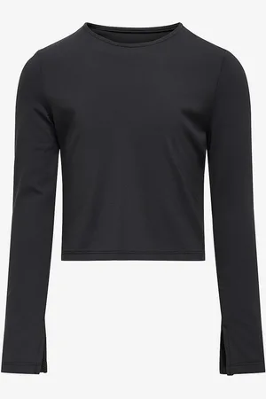 ONLY Top koGea L/S Slit Top O-neck FF Jrs