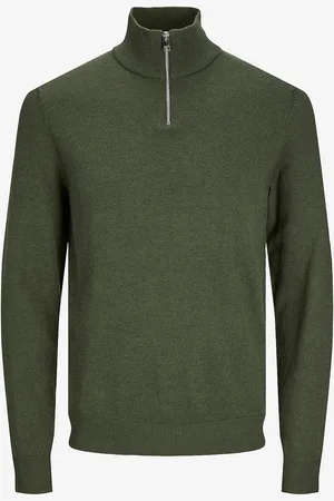 JACK & JONES Trøje jjeEmil Knit Half Zip