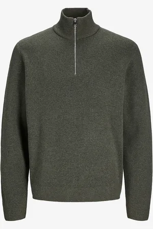 JACK & JONES Trøje jprBlamilano Stitch Knit Half Zip S