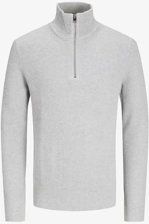 JACK & JONES Trøje jjePerfect Knit Half Zip SN