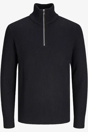 JACK & JONES Trøje jjePerfect Knit Half Zip SN