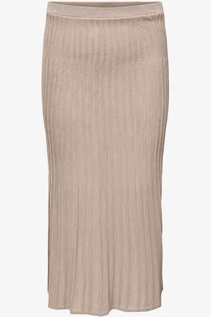 ONLY Nederdel carTess Midi Skirt Knt