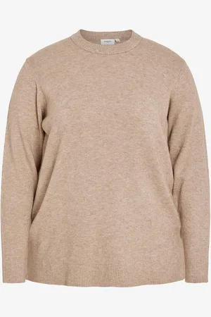 VILA Trøje viRil O-neck L/S Knit Top/cur