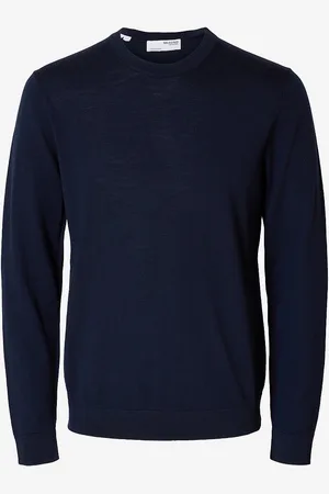 SELECTED Trøje slhTray LS Knit Merino Crew Neck