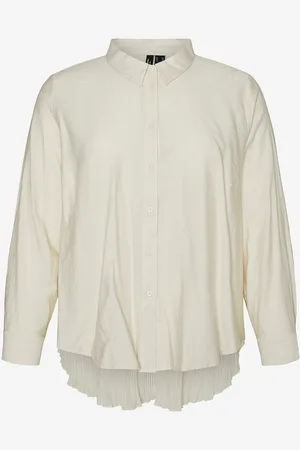 VERO MODA Skjorte vmcOmila L/S Shirt Wvn Btq Cur